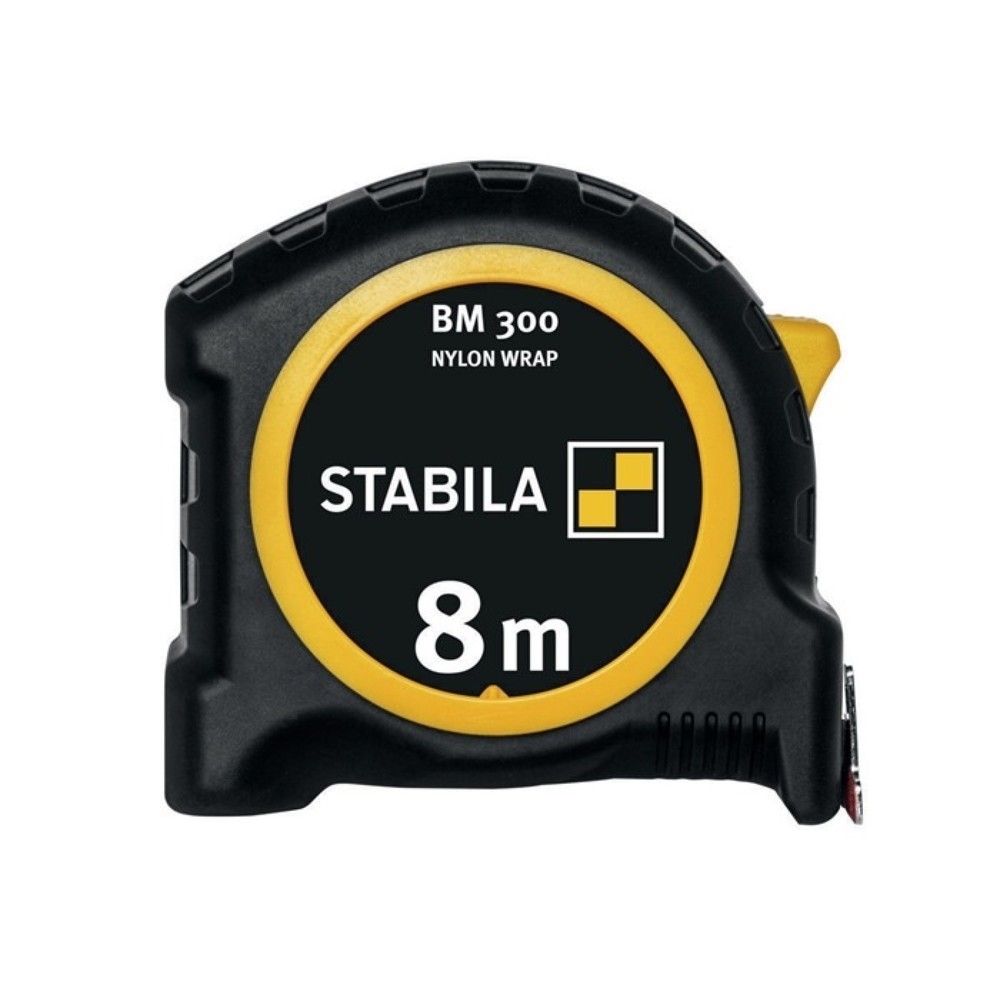 Produktabbildung Nr. 6: Stabila Taschenrollbandmaß BM 300, Länge 8 m Breite 27 mm mm/mm, EG II PC-ABS / TPE EASY-CLIP