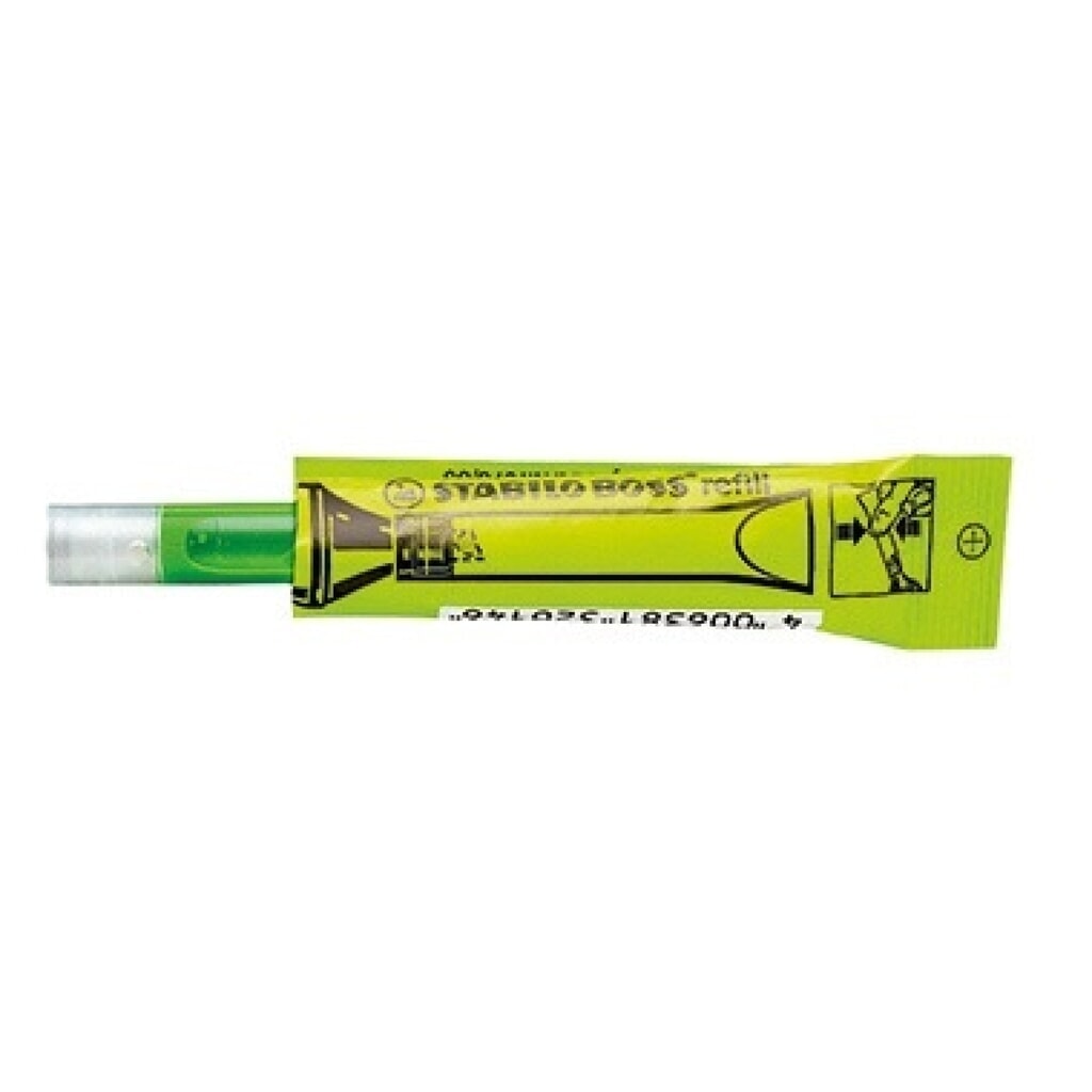 STABILO Nachfüllpatrone BOSS refill 070/33 für BOSS ORIGINAL 3ml grün Produktabbildung: STABILO Nachfüllpatrone BOSS refill 070/33 für BOSS ORIGINAL 3ml grün