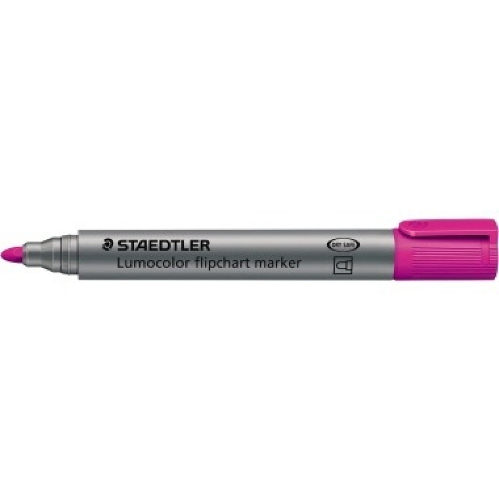 Produktabbildung: STAEDTLER Flipchartmarker Lumocolor 356-20 2mm Rundspitze pink