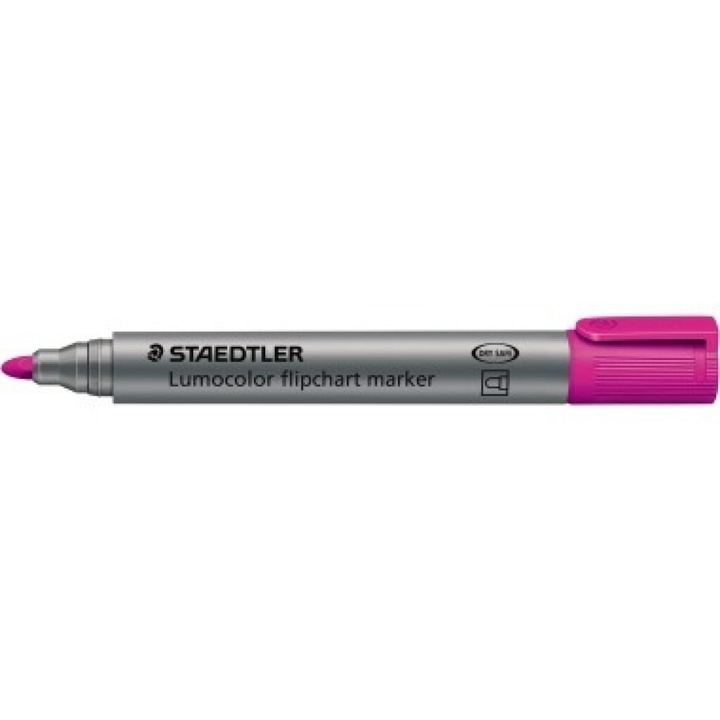 STAEDTLER Flipchartmarker Lumocolor 356-20 2mm Rundspitze pink Produktabbildung: STAEDTLER Flipchartmarker Lumocolor 356-20 2mm Rundspitze pink