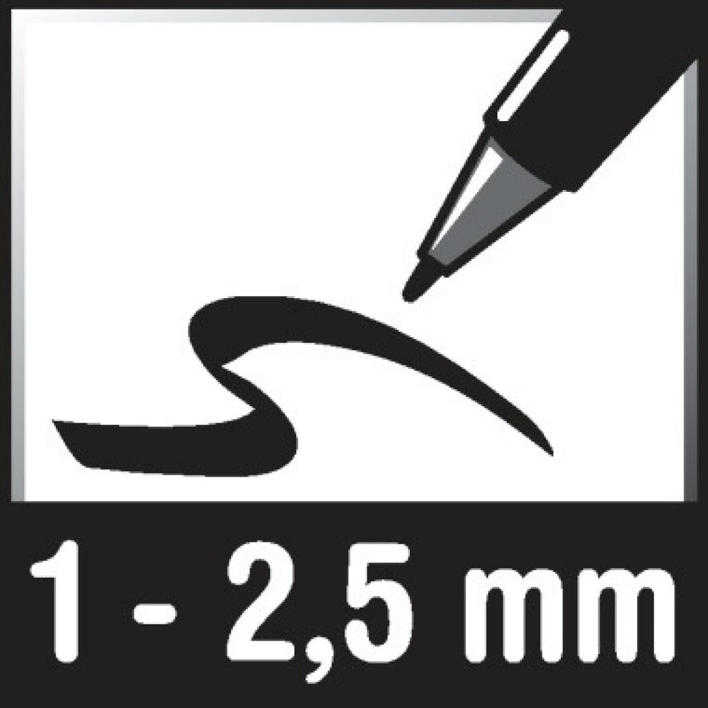 Produktabbildung Nr. 3: STAEDTLER Folienstift Lumocolor 312-9 1-2,5mm non-permanent sw