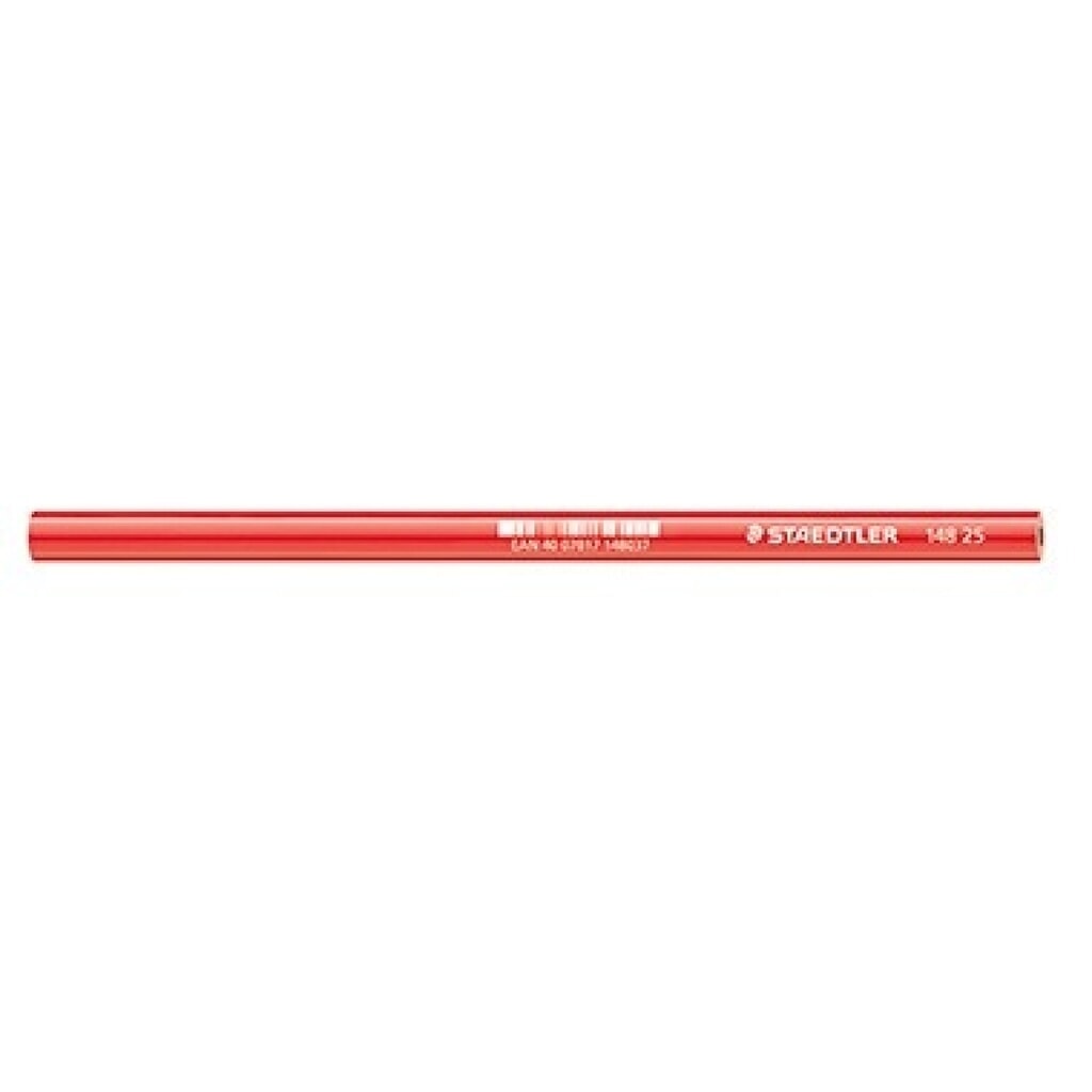 STAEDTLER Zimmermannstift 148 25 240mm oval rotbraun Produktabbildung Nr. 1: STAEDTLER Zimmermannstift 148 25 240mm oval rotbraun