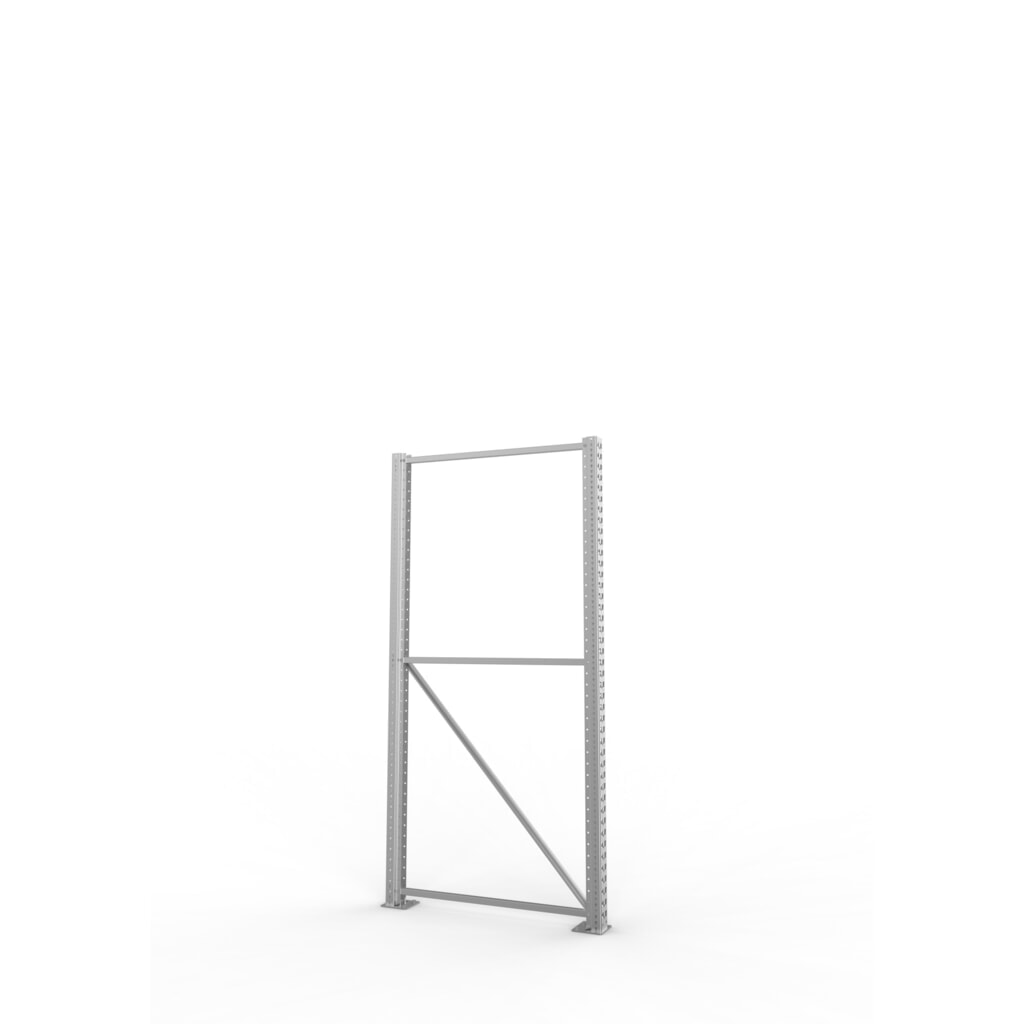 Ständerrahmen 85/20 für META Palettenregal MULTIPAL, Höhe 2.200 mm Produktabbildung: Ständerrahmen 85/20 für META Palettenregal MULTIPAL, Höhe 2.200 mm