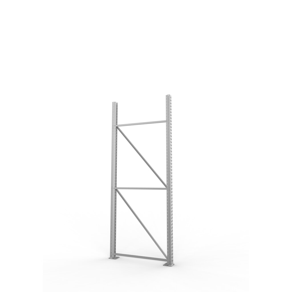 Ständerrahmen 85/20 für META Palettenregal MULTIPAL, Höhe 2.700 mm Produktabbildung: Ständerrahmen 85/20 für META Palettenregal MULTIPAL, Höhe 2.700 mm
