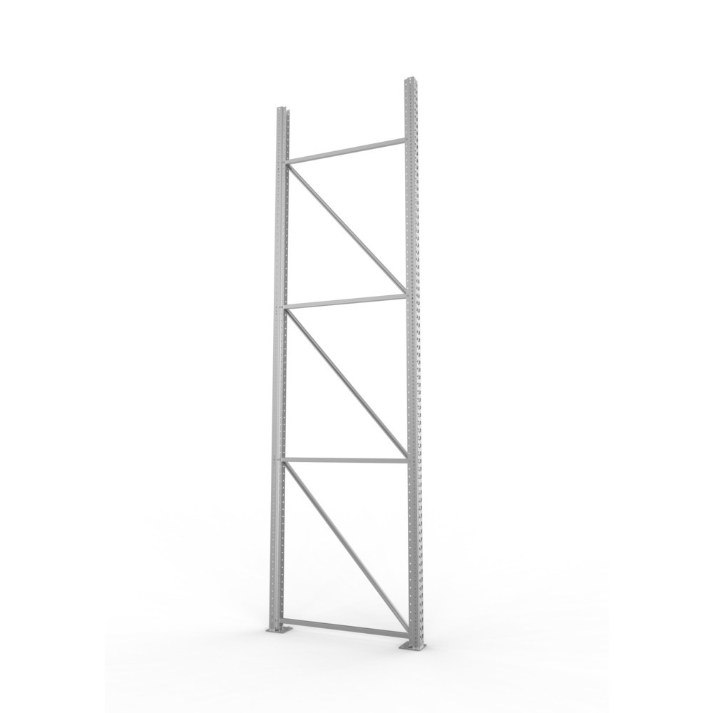Produktabbildung: Ständerrahmen 85/20 für META Palettenregal MULTIPAL, Höhe 3.800 mm