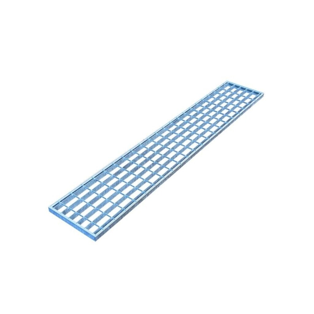 Produktabbildung: Stahl-Gitterrost für CEMO PE-Gefahrstoffdepot 220/2, Abfüllfläche, HxBxT 30 x 1.500 x 270 mm