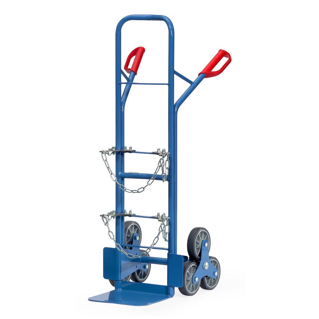 Produktabbildung Nr. 1: fetra® Stahlflaschen-Treppenkarre, TK 200 kg