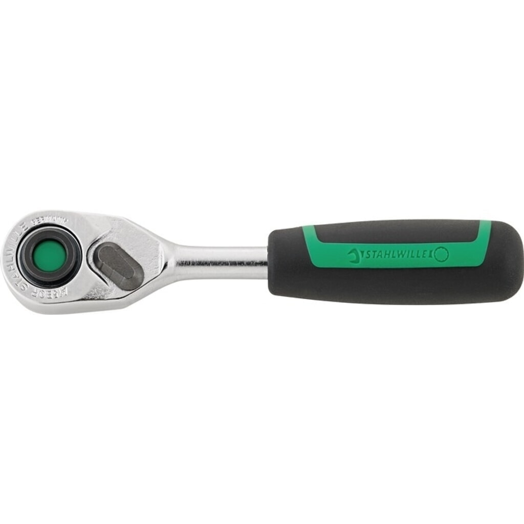 STAHLWILLE Bit-/Hebelumschaltknarre 419 B QR, Länge 117 mm 80 Zähne, 1/4 ″ mit Ausdrückfunktion Produktabbildung: STAHLWILLE Bit-/Hebelumschaltknarre 419 B QR, Länge 117 mm 80 Zähne, 1/4 ″ mit Ausdrückfunktion