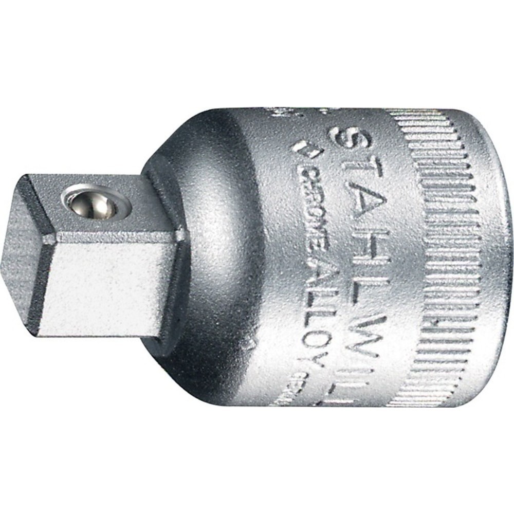 Produktabbildung: STAHLWILLE Reduzierstück 513, Abtriebsvierkant 3/8 ″ Länge 38,5 mm, Antriebsvierkant 1/2 ″