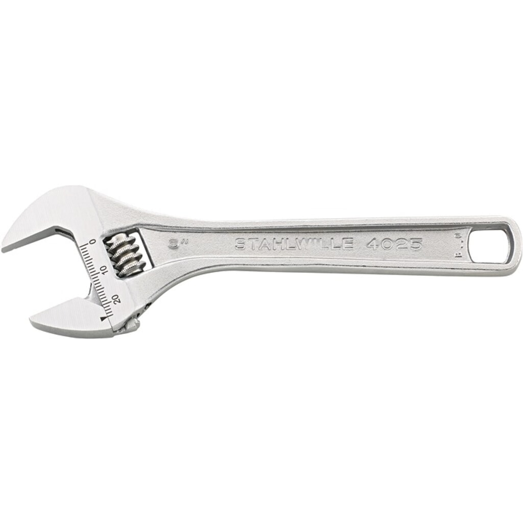 STAHLWILLE Rollgabelschlüssel 4025 max.24mm L.159mm m.Einstellskala Produktabbildung: STAHLWILLE Rollgabelschlüssel 4025 max.24mm L.159mm m.Einstellskala