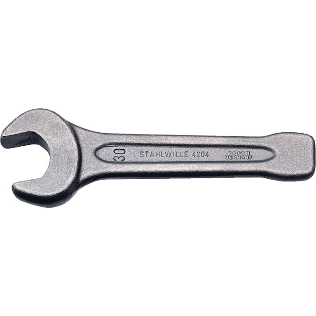 Produktabbildung: STAHLWILLE Schlagmaulschlüssel 4204 SW 27mm L.180mm CR-A-STA