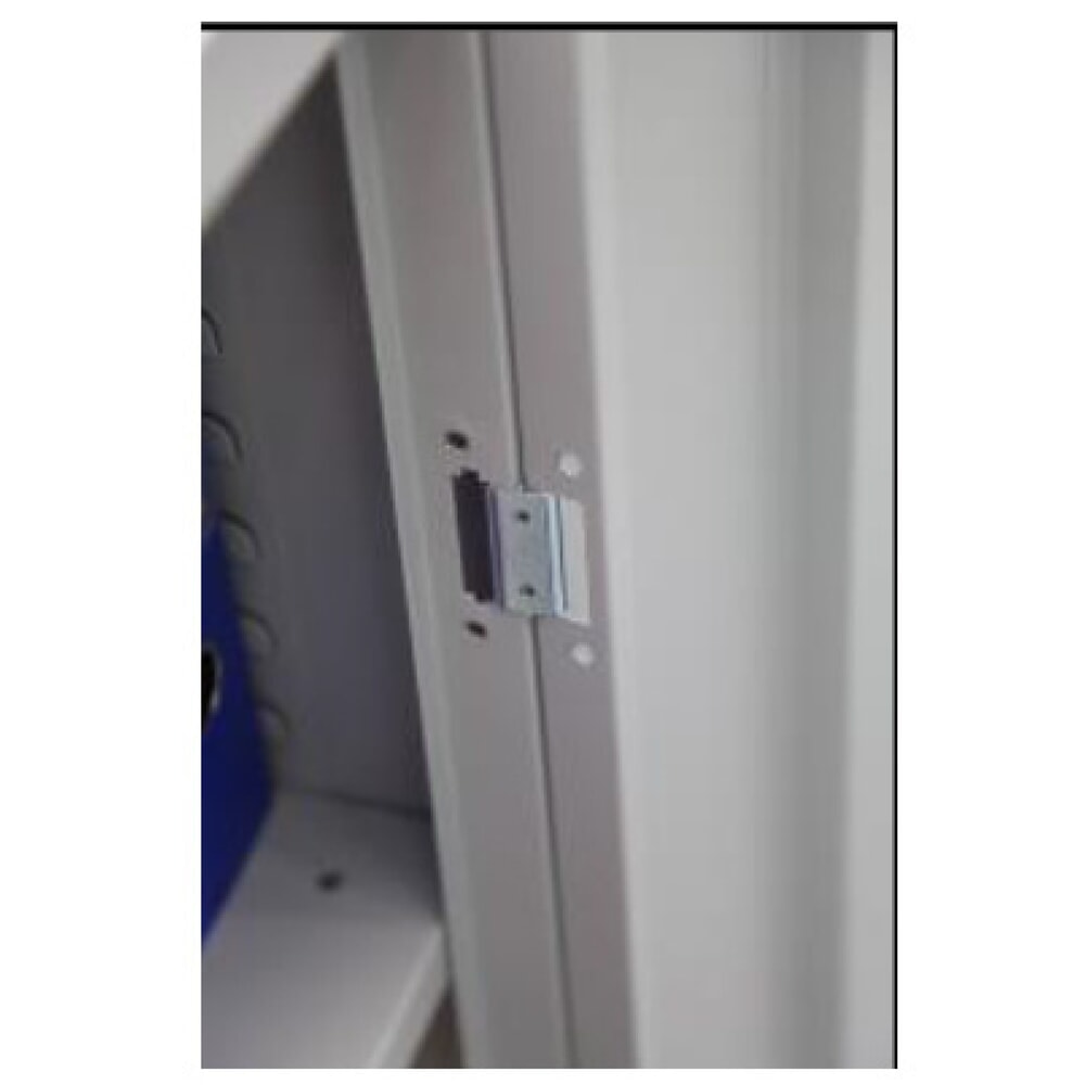 Productafbeelding nr. 6: Draaideurkast HEMMDAL HF-ST, 5 OH, hxbxd 1950 x 920 x 420 mm, verzinkte legborden, lichtgrijs