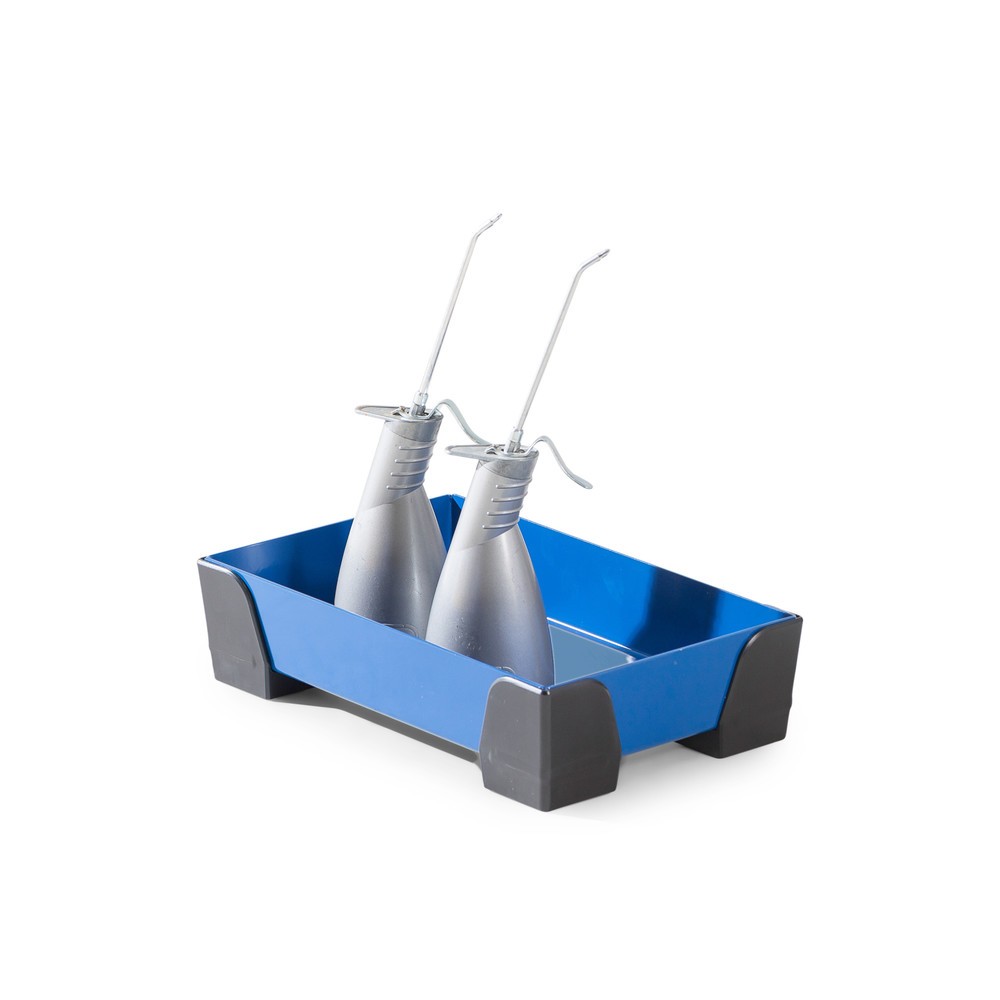 Product afbeelding: Stalen lekbak voor kleine verpakkingen, hoogte 95 mm, inhoud 5 l, zonder roosterlegbord