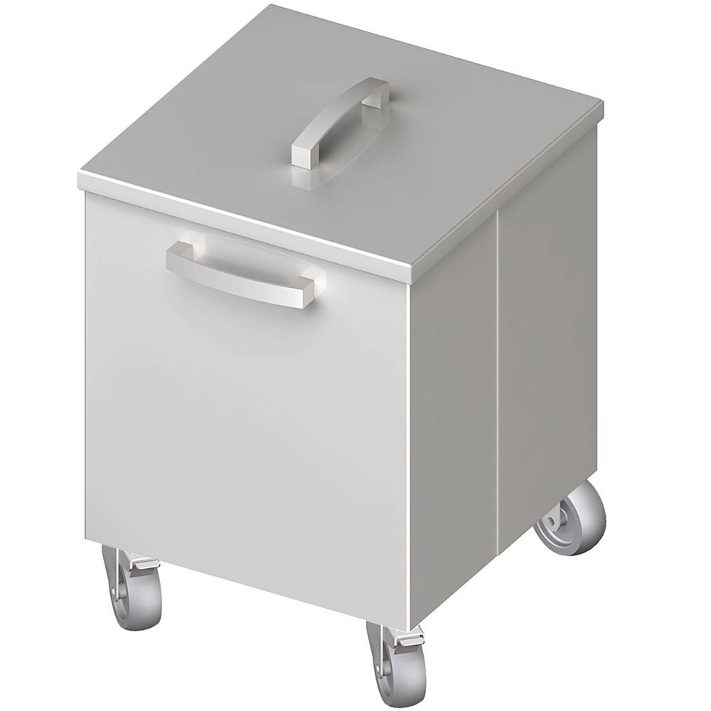 Produktabbildung Nr. 1: Stalgast Abfallbehälter fahrbar, 350x350x500 mm, verschweißt