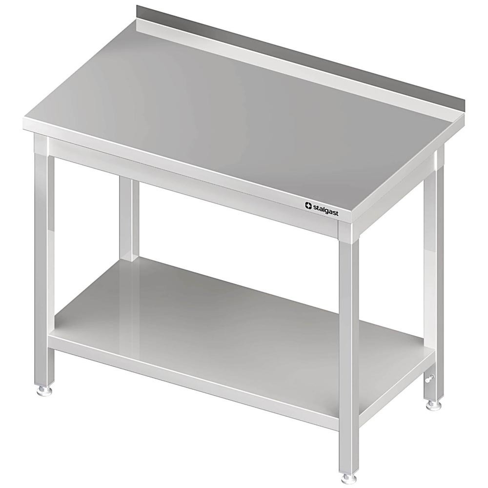 Produktabbildung Nr. 1: Stalgast Arbeitstisch mit Grundboden, 800x700x850 mm, mit Aufkantung, verschweißt