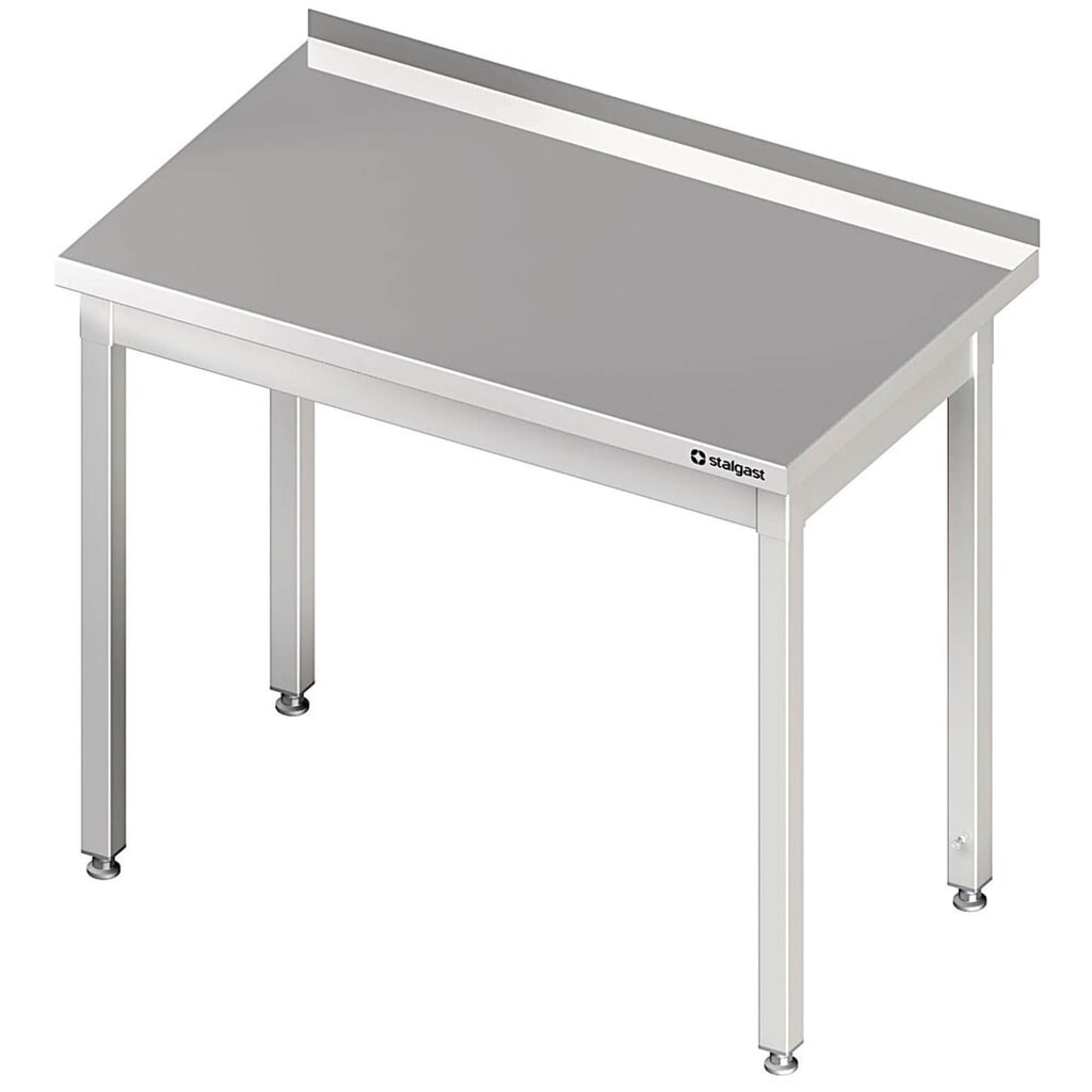 Stalgast Arbeitstisch ohne Grundboden, 500x600x850 mm, ohne Verstrebung, mit Aufkantung, verschweißt Produktabbildung: Stalgast Arbeitstisch ohne Grundboden, 500x600x850 mm, ohne Verstrebung, mit Aufkantung, verschweißt