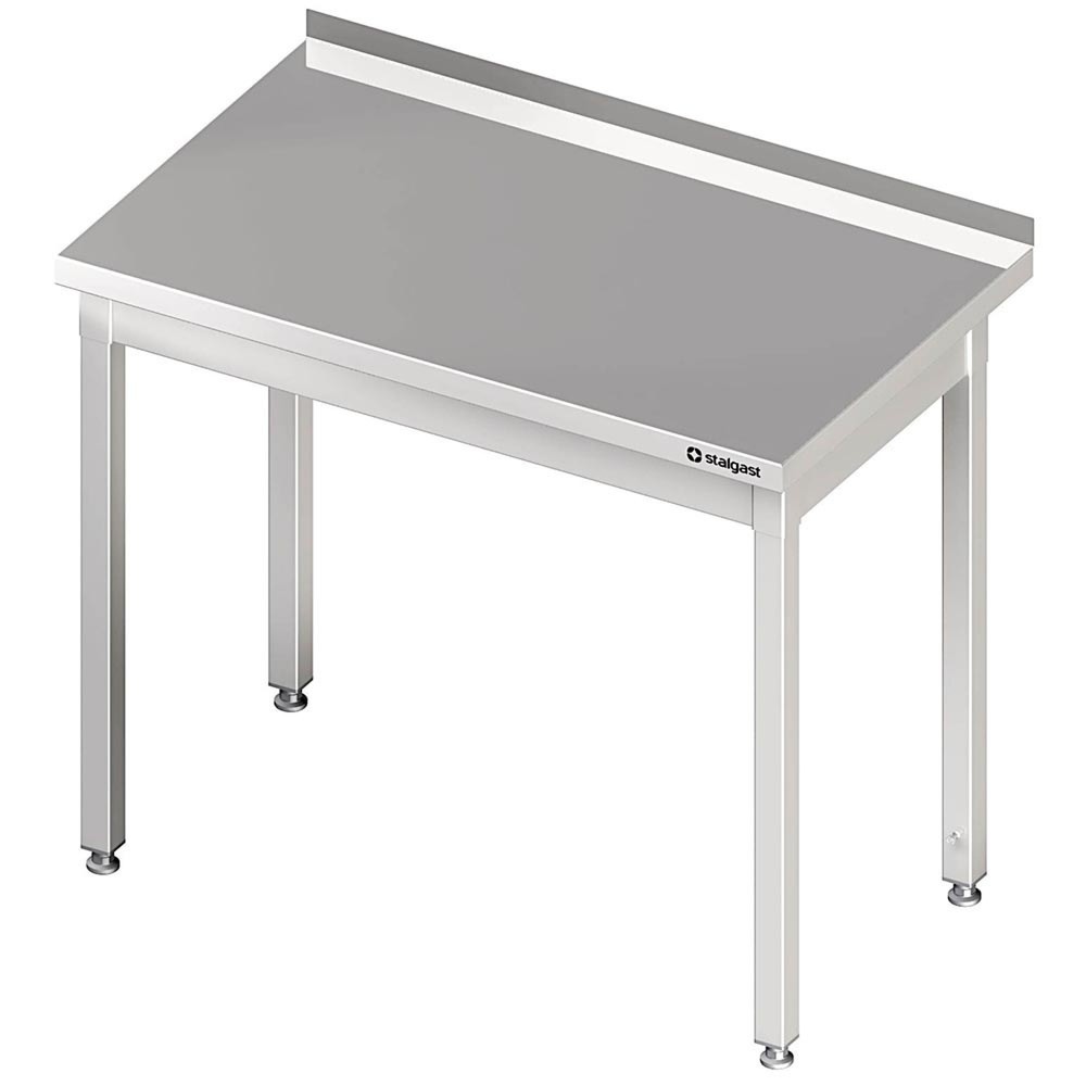 Produktabbildung Nr. 1: Stalgast Arbeitstisch ohne Grundboden, 1100x700x850 mm, ohne Verstrebung, mit Aufkantung, verschweißt