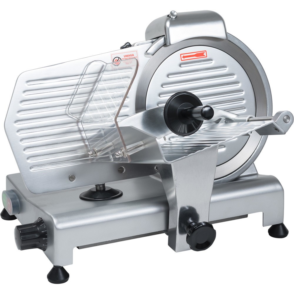 Produktabbildung Nr. 1: Stalgast Aufschnittmaschine, Gehäuse aus eloxiertem Aluminium, Messer 250 mm Ø