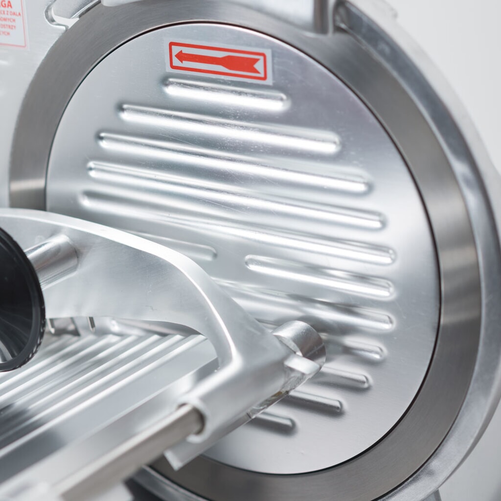 Produktabbildung Nr. 5: Stalgast Aufschnittmaschine, Gehäuse aus eloxiertem Aluminium, Messer 250 mm Ø