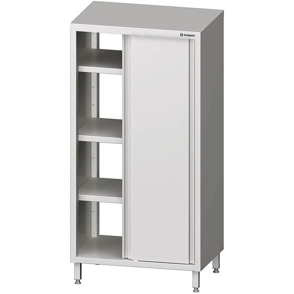 Stalgast Durchreiche-Hochschrank mit Schiebetüren, verschweißt, 1800 mm