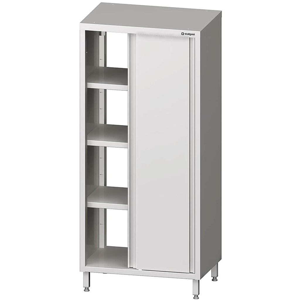 Produktabbildung: Stalgast Durchreiche-Hochschrank mit Schiebetüren, 800x500x2000 mm, verschweißt