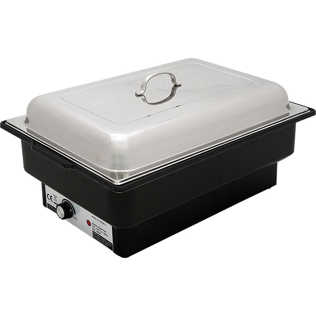 Stalgast Elektro-Chafing Dish, Wanne aus Kunststoff, inklusive einem GN 1/1 Behälter (65 mm) Produktabbildung: Stalgast Elektro-Chafing Dish, Wanne aus Kunststoff, inklusive einem GN 1/1 Behälter (65 mm)