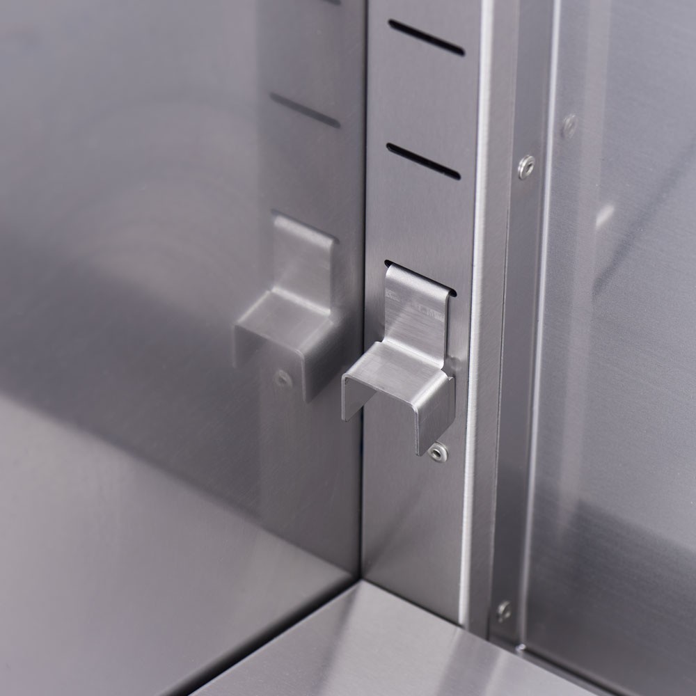 Produktabbildung Nr. 2: Stalgast Elektro-Griddleplatte als Tischgerät, 800x700 mm, ½ glatte/½ gerillte Grillfläche, Serie 700 ND