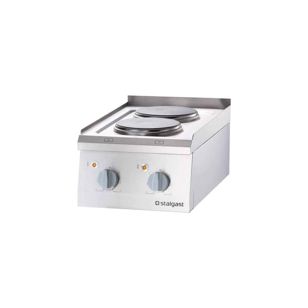Produktabbildung: Stalgast Elektro-Kochfeld als Tischgerät mit 2 Herdplatten, Serie 700 ND