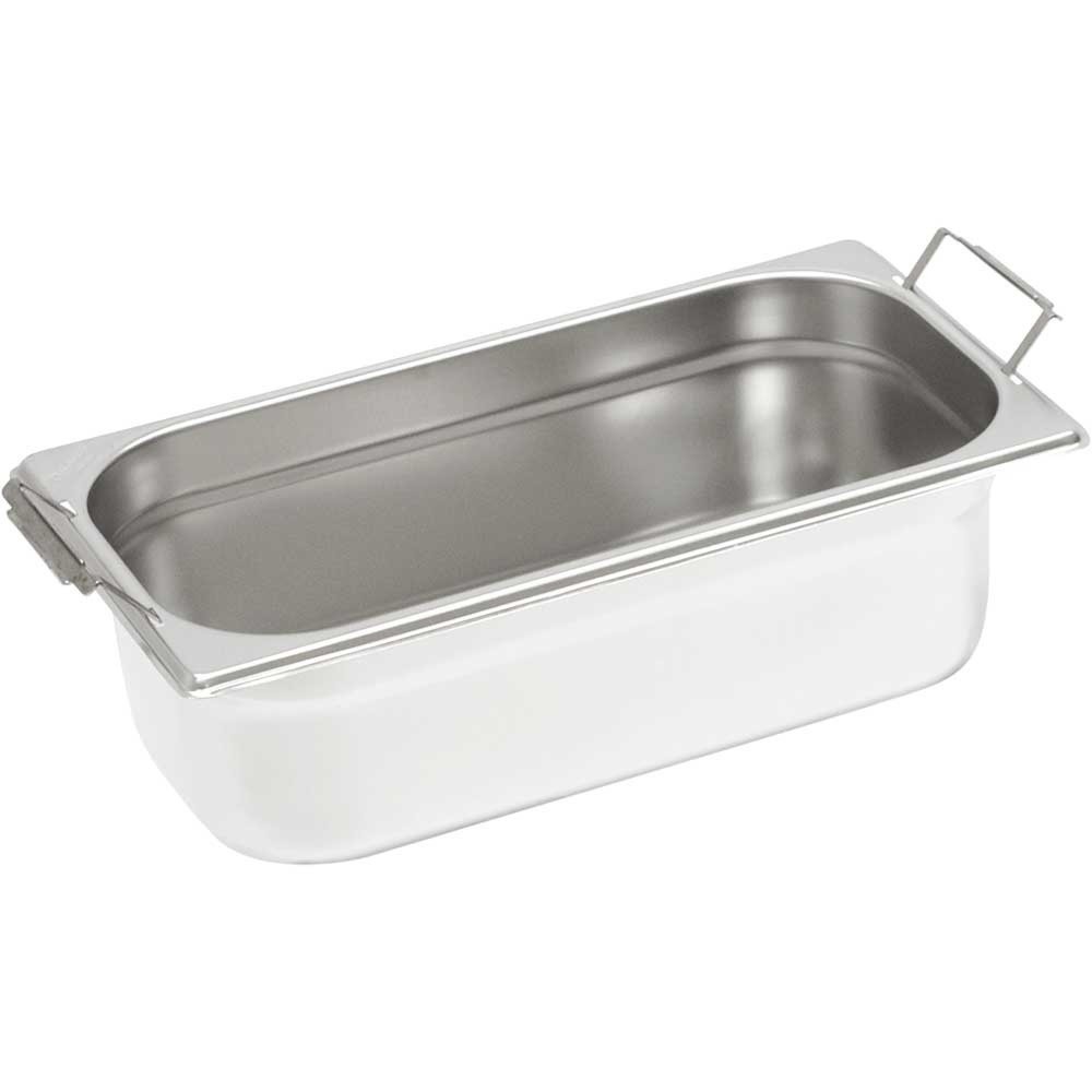Produktabbildung: Stalgast Gastronormbehälter Serie NEW MODEL, GN 1/3 (100mm), mit Fallgriffen