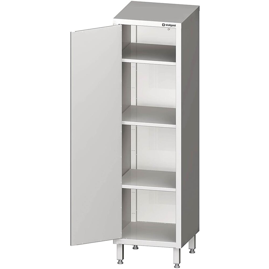 Produktabbildung: Stalgast Hochschrank mit Flügeltür, 400x500x1800 mm, verschweißt