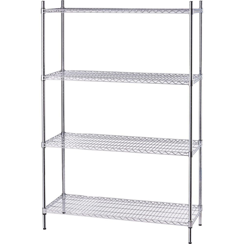 Produktabbildung Nr. 1: Stalgast Lagerregal mit  Drahtböden 1200x450x1800 mm (BxTxH)