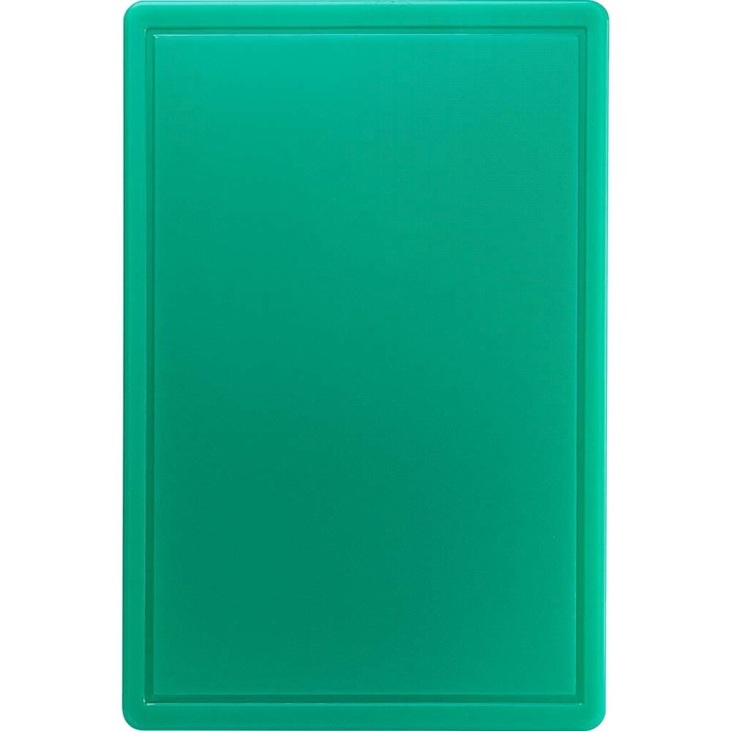 Produktabbildung: Stalgast Schneidbrett, HACCP, Farbe grün, 600 x 400 x 18 mm (BxTxH)