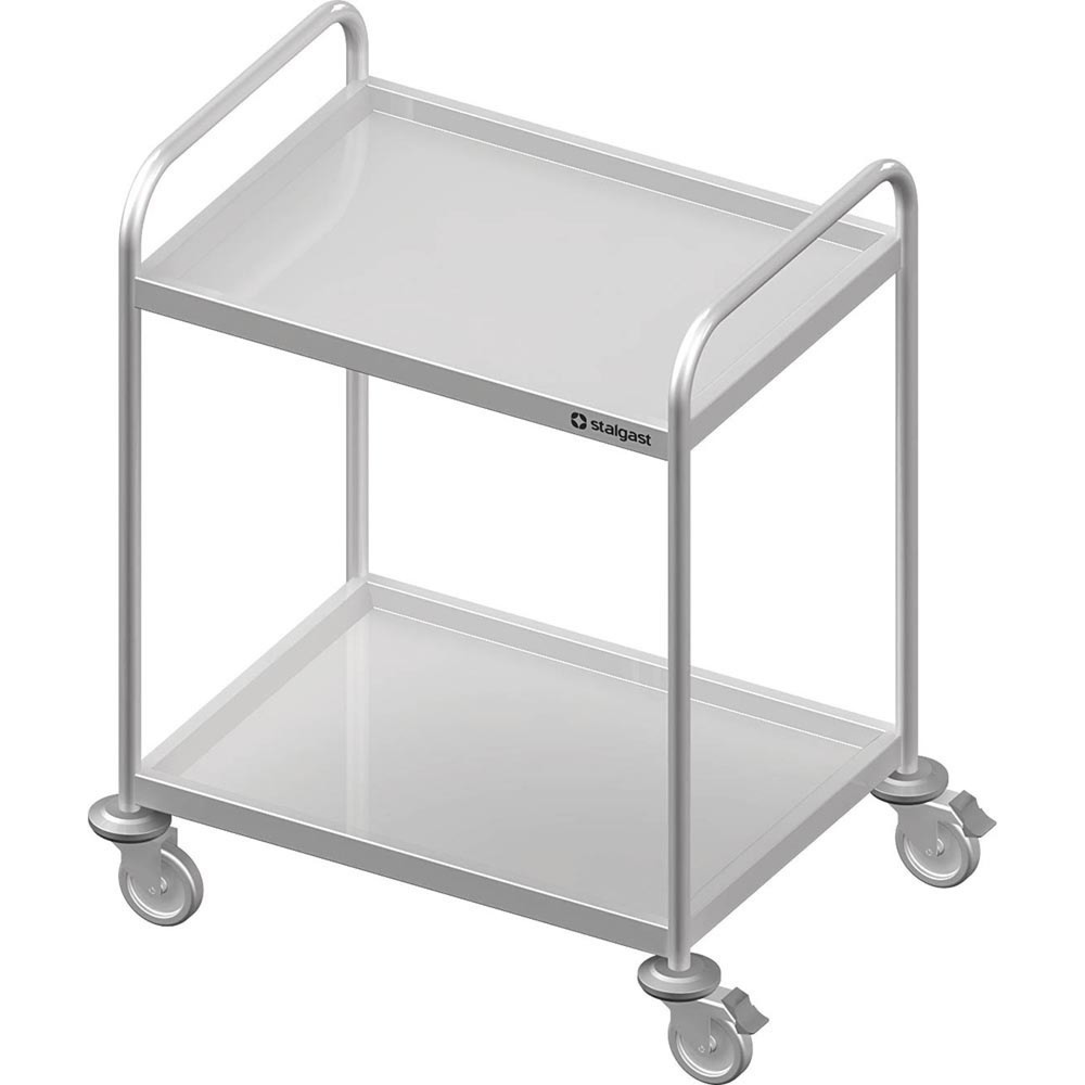 Produktabbildung: Stalgast Servierwagen mit zwei Böden, 800x500x950 mm, verschweißt