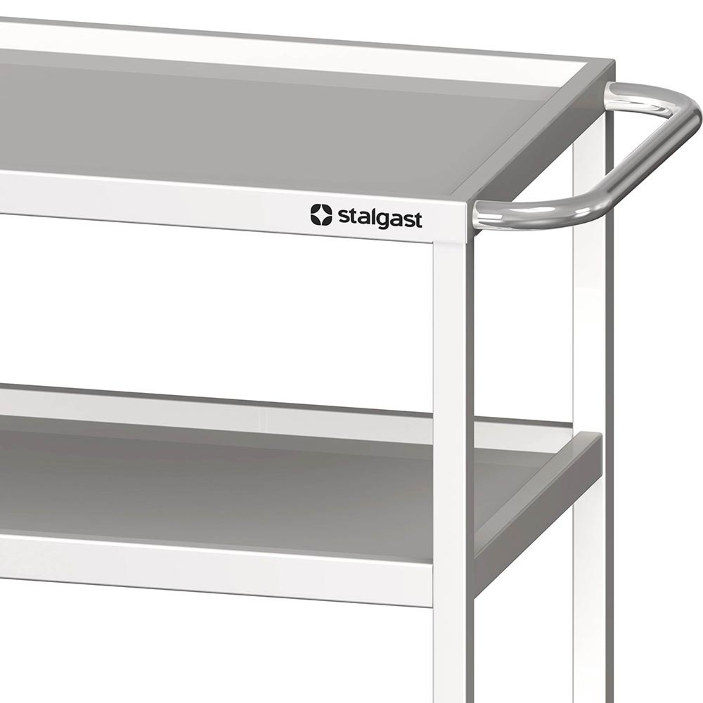 Produktabbildung Nr. 2: Stalgast Transportwagen mit drei Böden, 800x500x850 mm, verschweißt