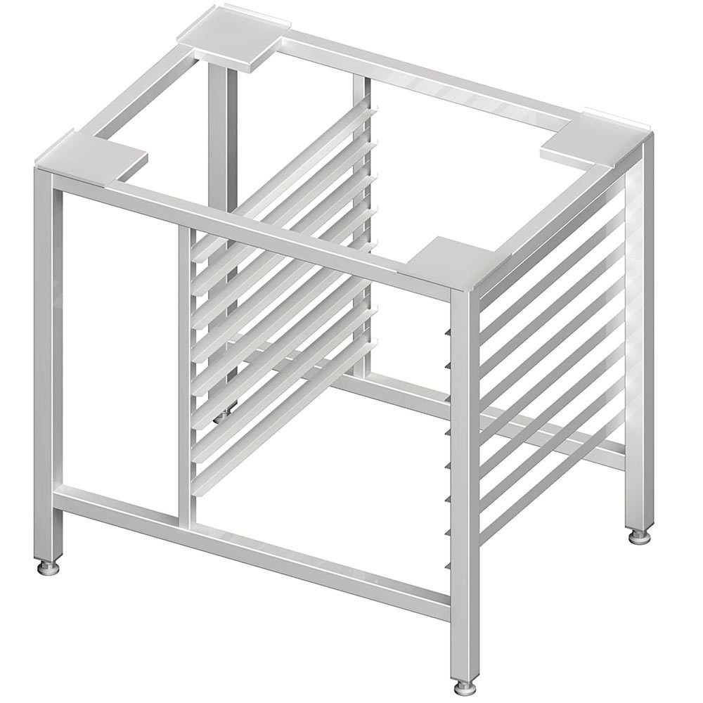 Produktabbildung Nr. 1: Stalgast Untergestell mit GN 1/1 Einschubschienen, 850x750x750 mm, verschweißt