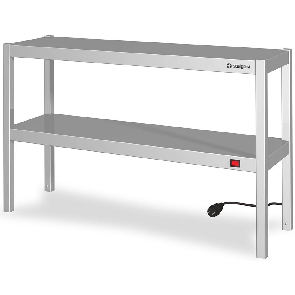 Produktabbildung Nr. 2: Stalgast Wärmebrücke 2-etagig 1300x300x700 mm mit Keramik-Infrarot-Strahlern