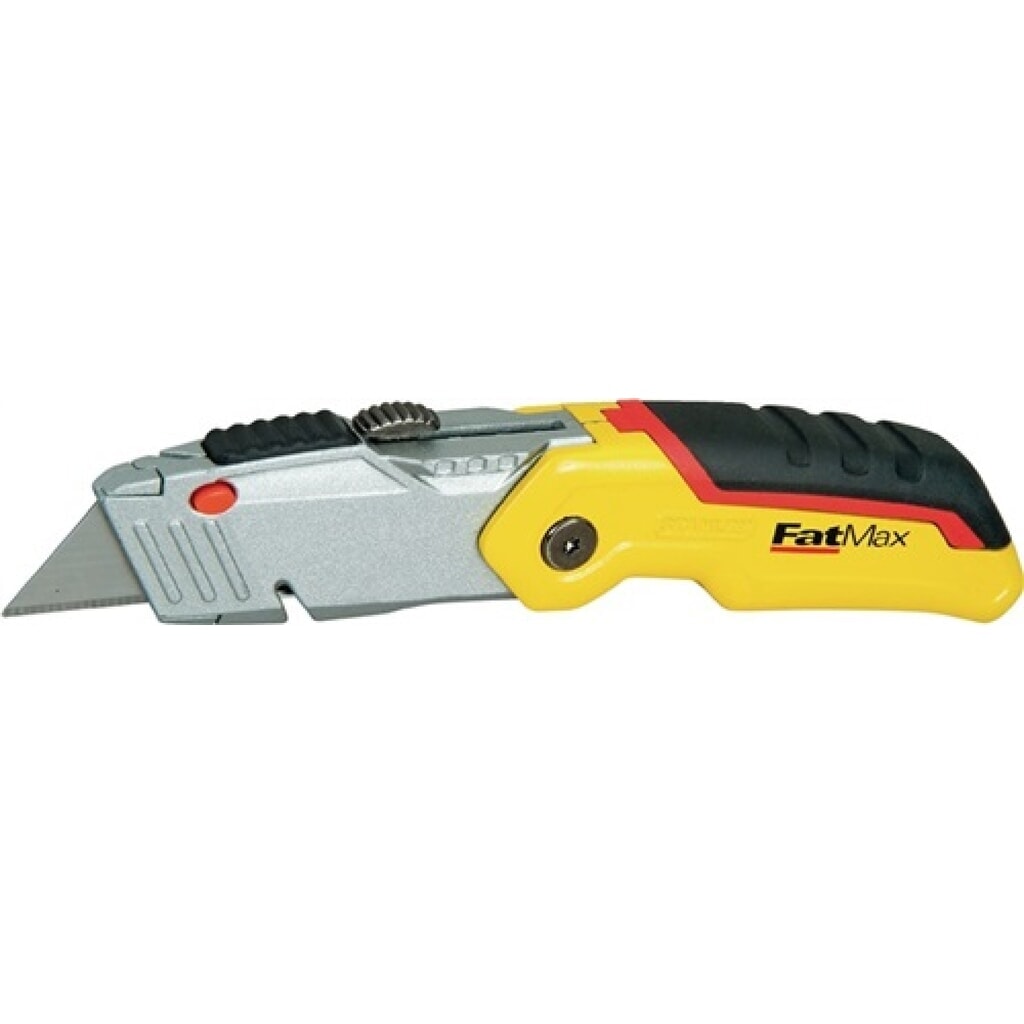 Klappmesser FATMAX® L.140mm Kl.einziehbar Geh.Ku.SB STANLEY Produktabbildung: Klappmesser FATMAX® L.140mm Kl.einziehbar Geh.Ku.SB STANLEY