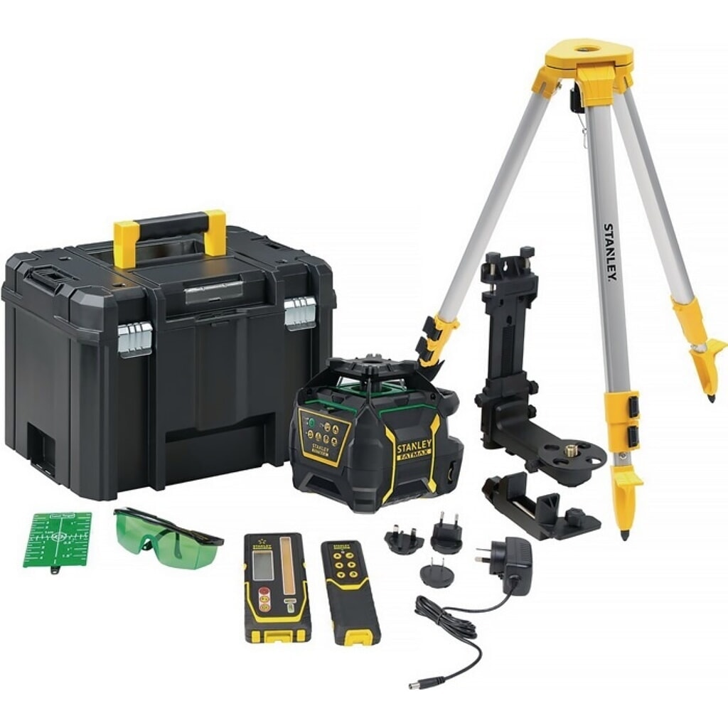 Produktabbildung: STANLEY Rotationslaser Fatmax®, RL750L Li-Ion, grün / 630-680 nm