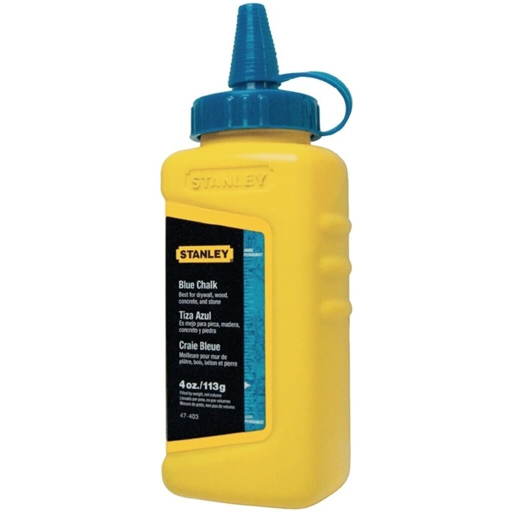 STANLEY Schlagschnurkreide, 115 g blau, Kunststoffflasche Produktabbildung: STANLEY Schlagschnurkreide, 115 g blau, Kunststoffflasche