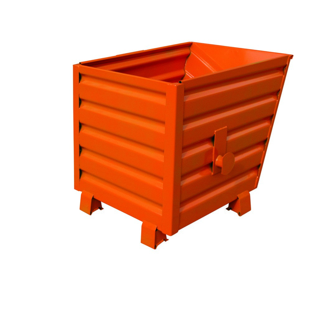 Product afbeelding: Stapelbare kiepcontainer Eichinger®, 1.000 kg, 500 liter, zuiver oranje