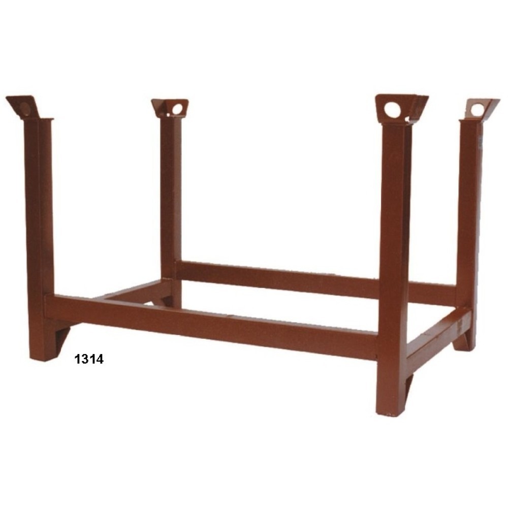 Product afbeelding: Stapelrek voor pallets Eichinger®, 2.000 kg, lxbxh 1.000x800x750 mm, chocoladebruin