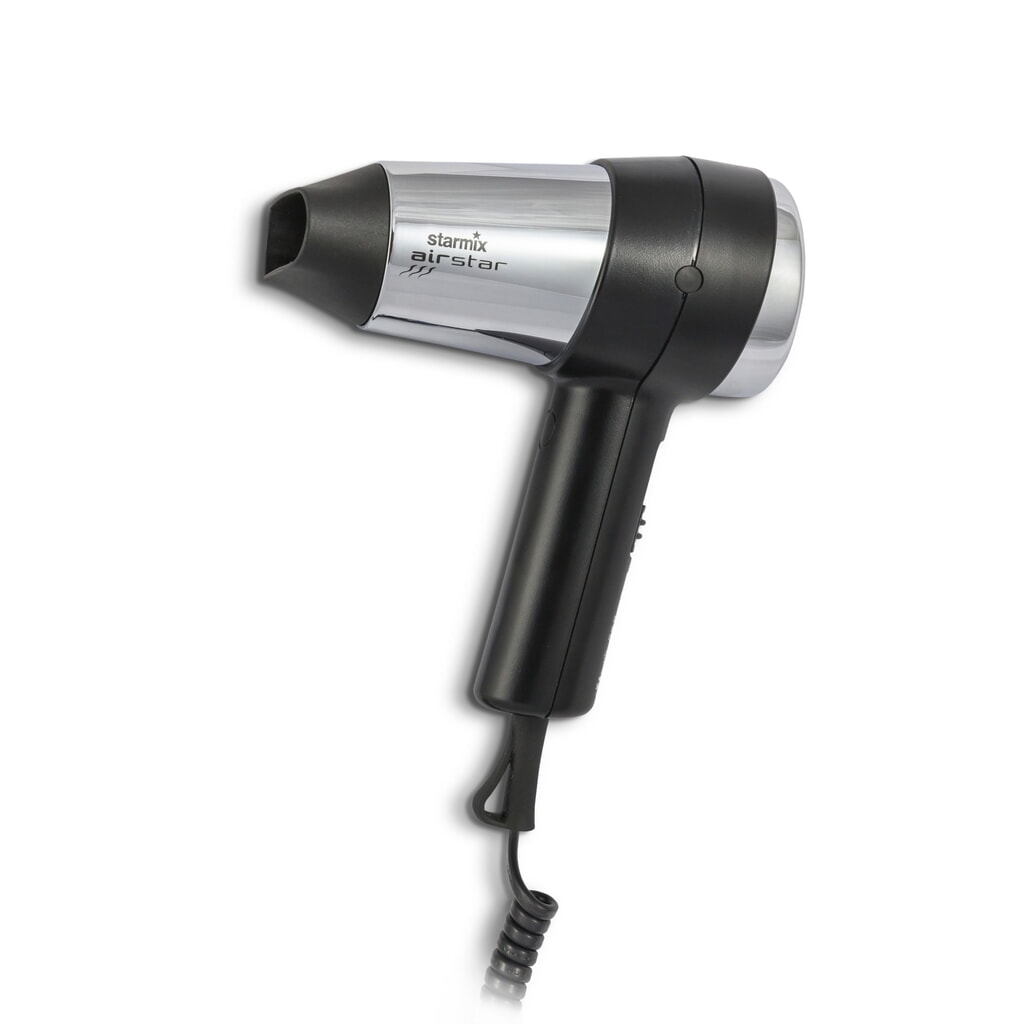 starmix Hand-Haartrockner TFC 12, 1.200 W, schwarz/chrom Produktabbildung: starmix Hand-Haartrockner TFC 12, 1.200 W, schwarz/chrom