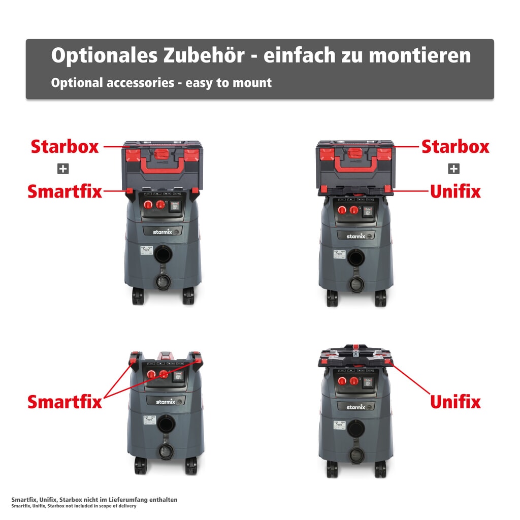 Produktabbildung Nr. 9: starmix Nass-/Trockensauger iPulse, Staubklasse L, 1.600 W, 35 l