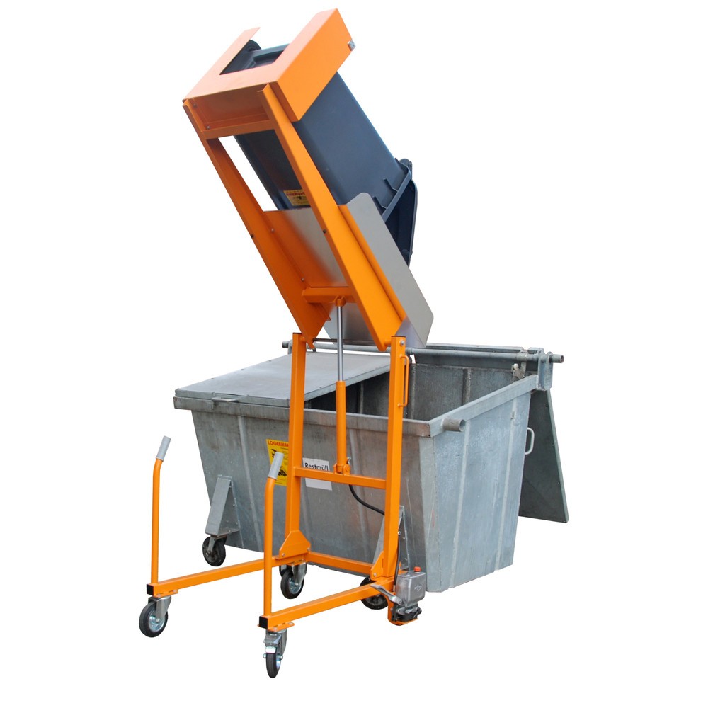 N° de l'image du produit 2 : Station de basculement pour poubelles MKS, pompe à pied