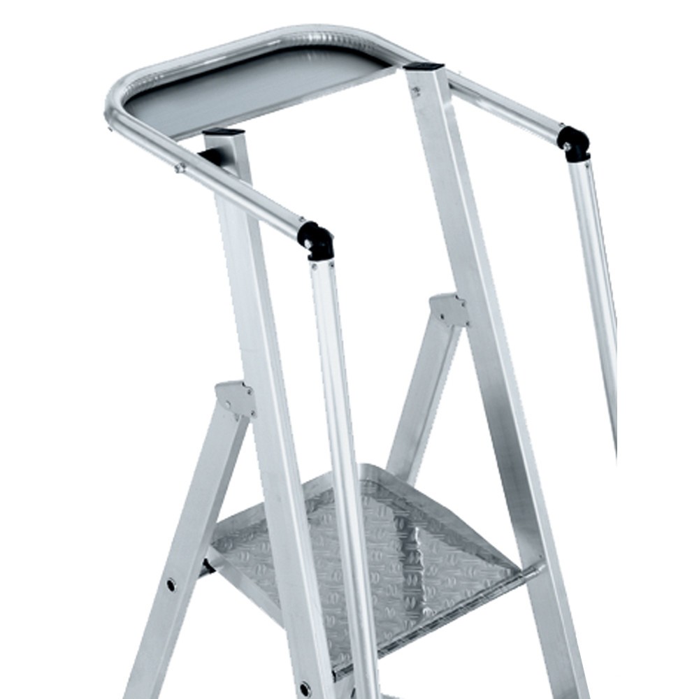 Productafbeelding nr. 2: Stationaire platformladder ZARGES, met veiligheidsleuning, stahoogte 0,79 m