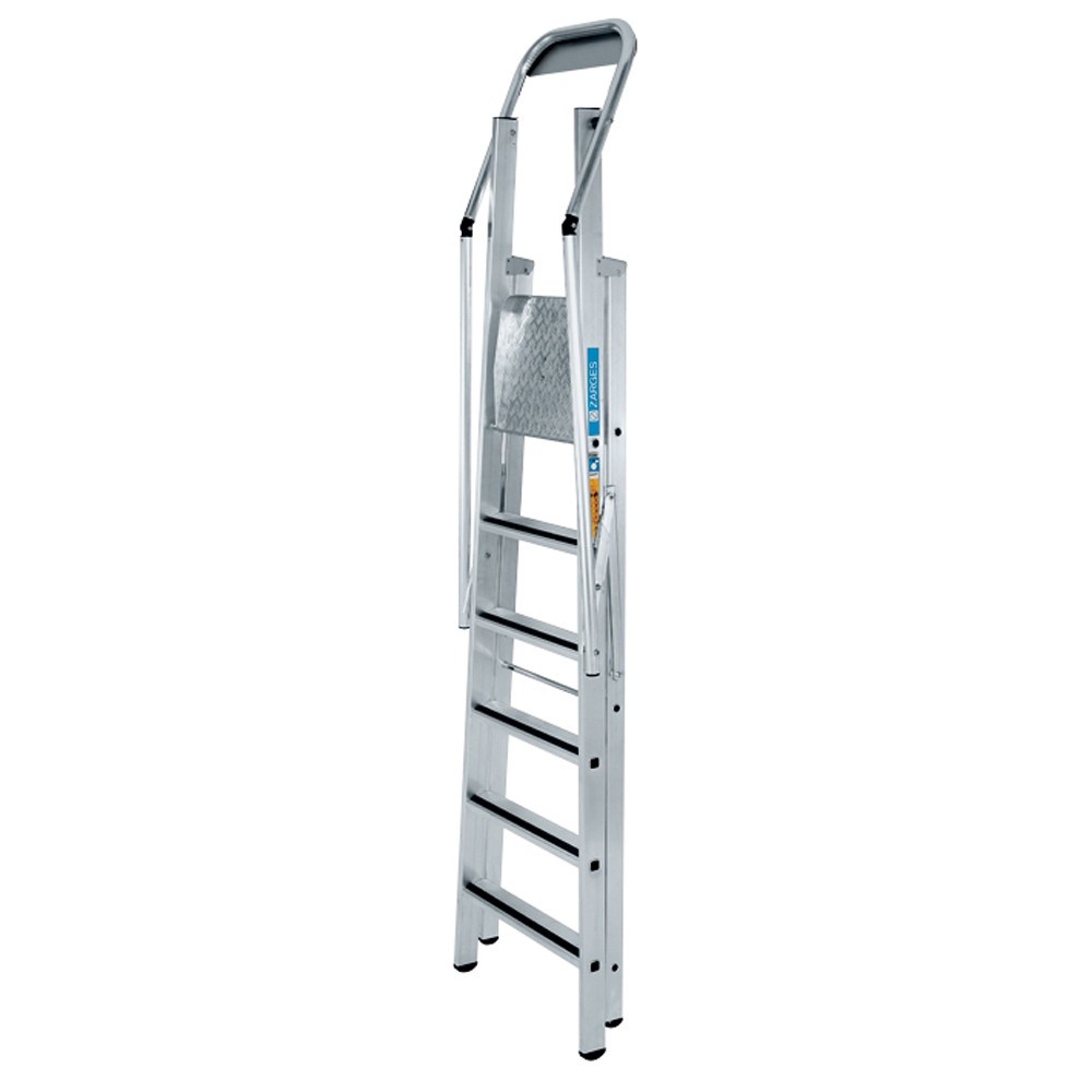 Productafbeelding nr. 3: Stationaire platformladder ZARGES, met veiligheidsleuning, stahoogte 0,79 m