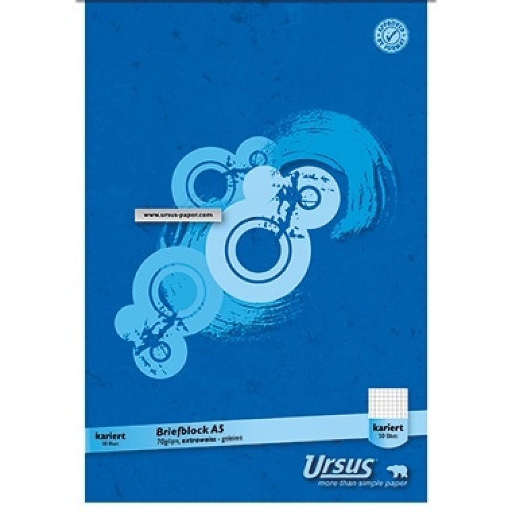 Produktabbildung: Staufen Briefblock 608741020 DIN A5 70g ECF 50Blatt kariert