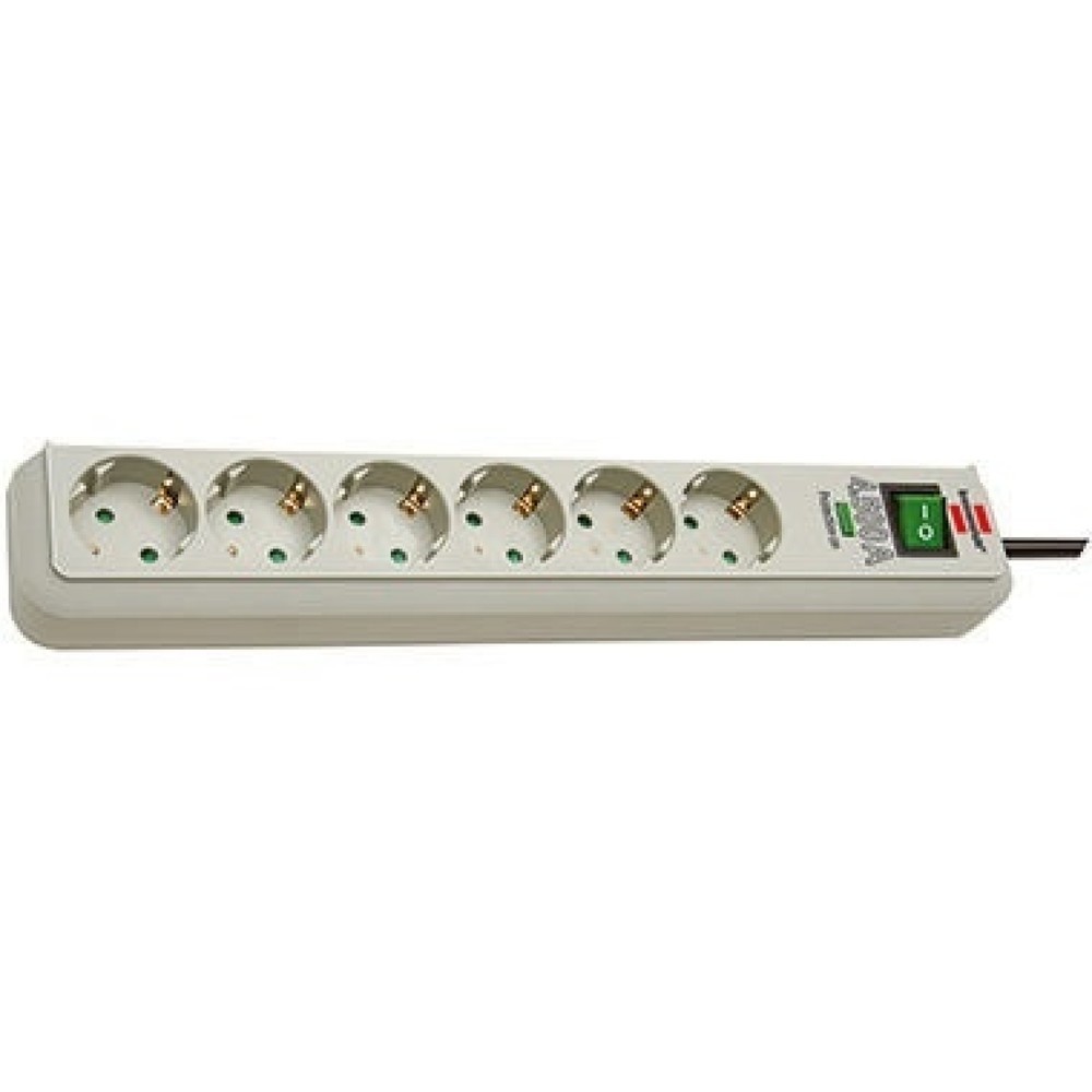 Produktabbildung: brennenstuhl Steckdosenleiste Eco-Line 1159750015 6fach grau