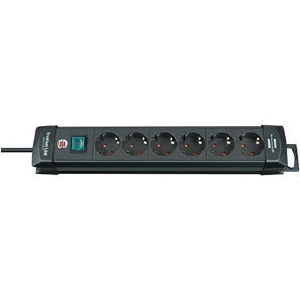 Produktabbildung: brennenstuhl Steckdosenleiste Premium-Line 1951160100 6fach sw
