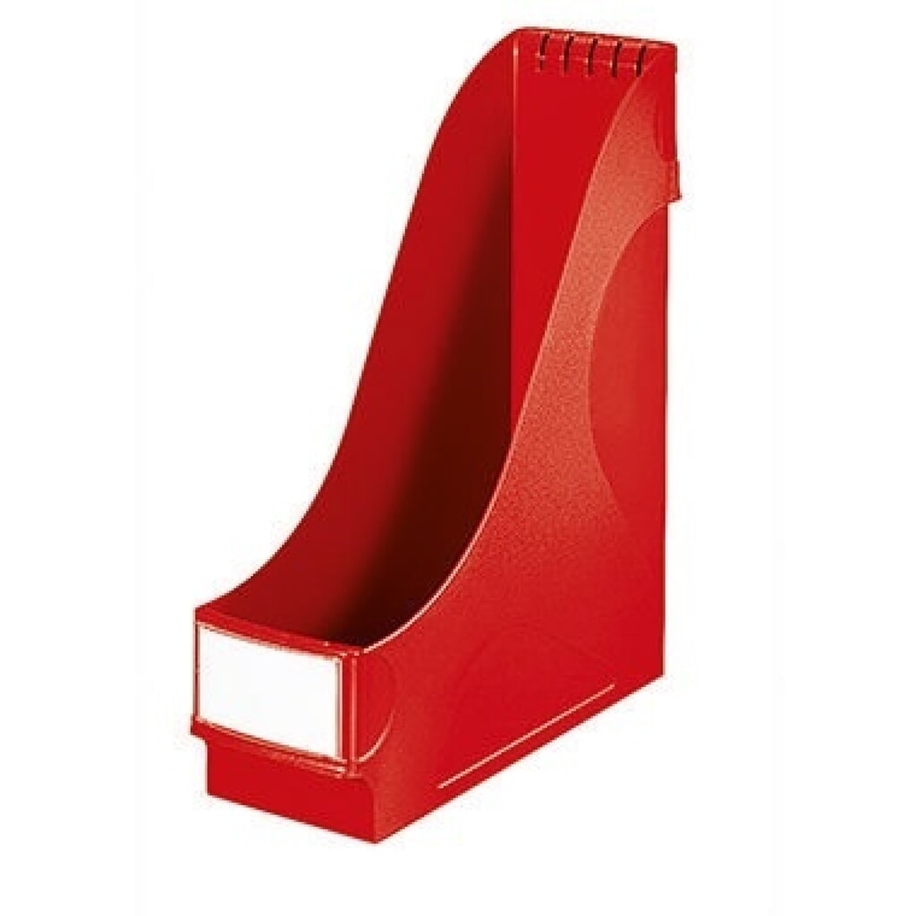 Produktabbildung: Leitz Stehsammler 24250025 DIN A4 92mm Polystyrol rot